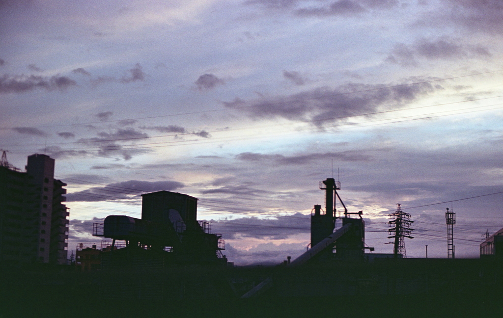 とある日の夕景