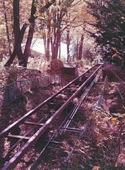 登山電車のレール