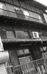古い木造三階建築住宅