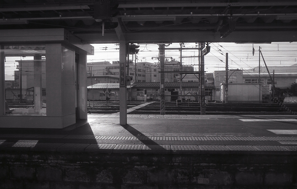 15:06の松本駅ホーム