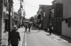 旧街道の門前通り