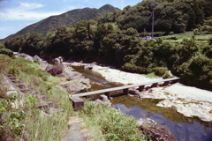 櫛田川の沈下橋