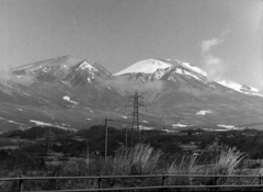 軽井沢からの浅間山