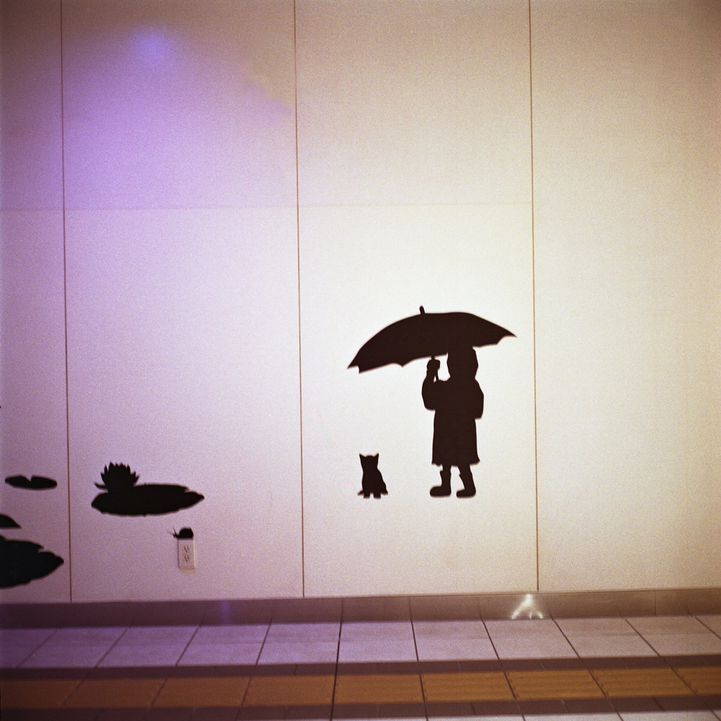 あめふり傘の女の子