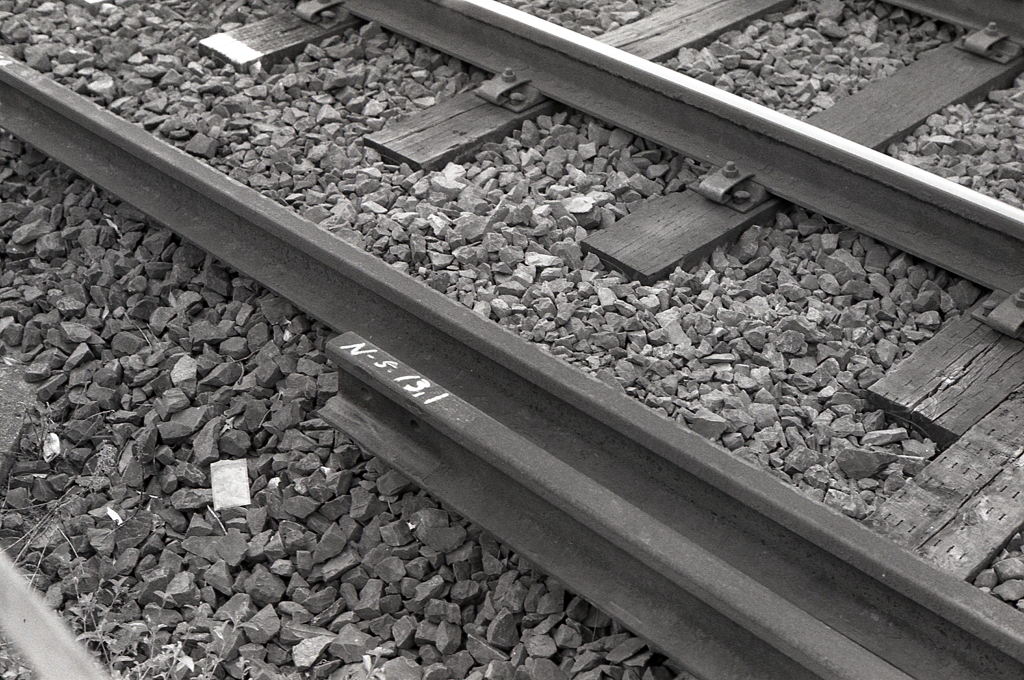 錆びついた予備線路