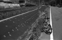 自転車で定光寺トンネル開放へ