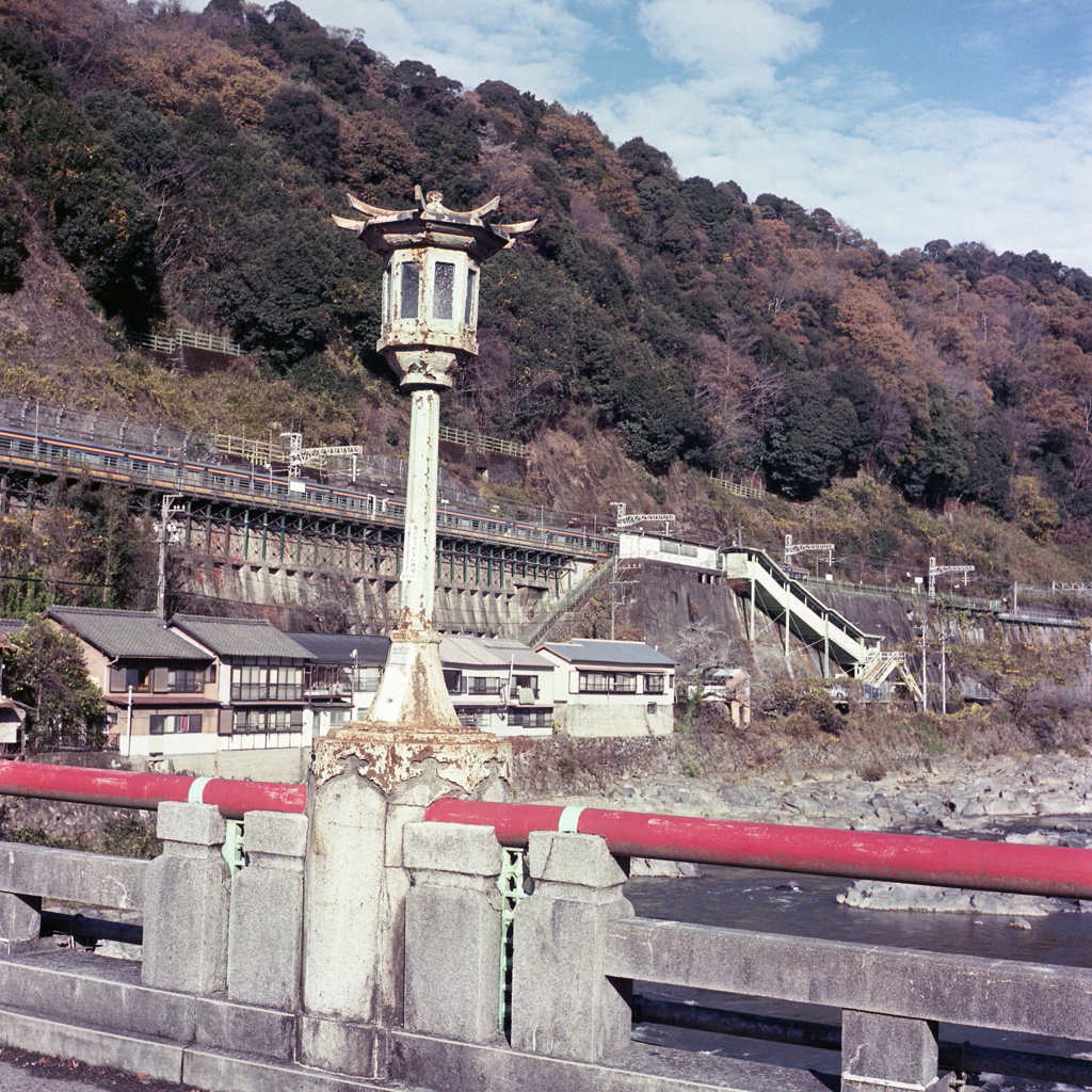 城嶺橋の灯り