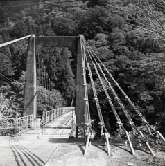私道のつり橋
