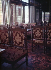 椅子が素敵だった。