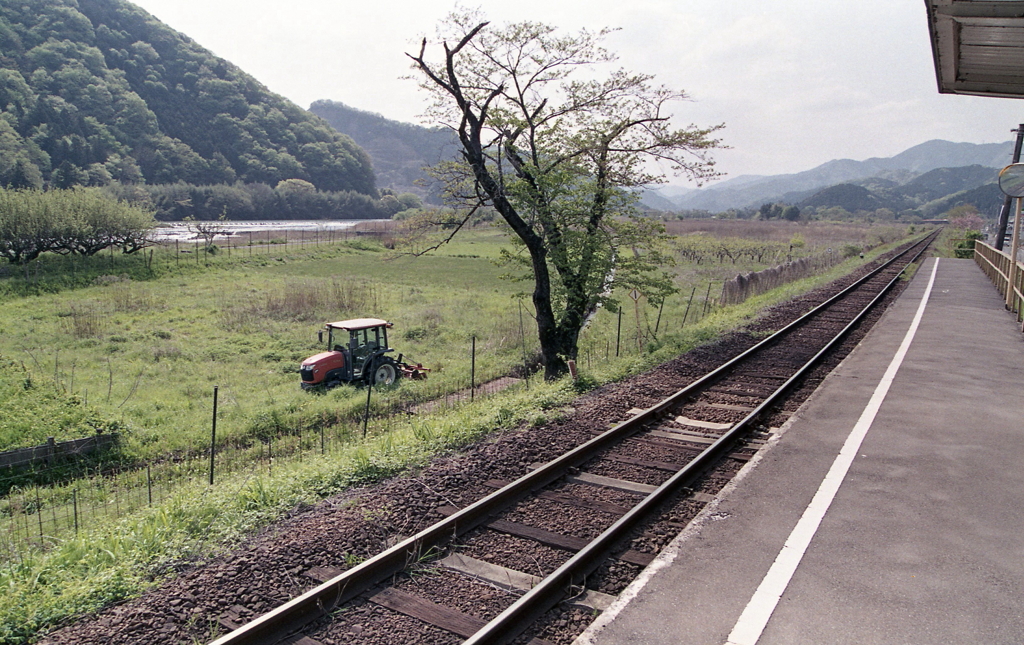 木知原駅から…