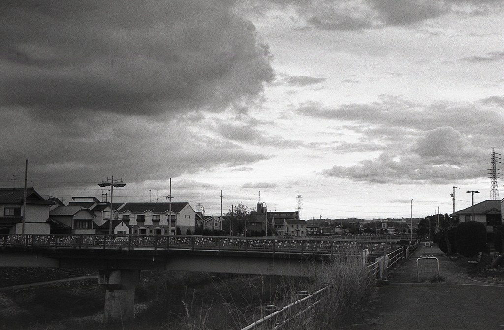 流れゆく雨雲