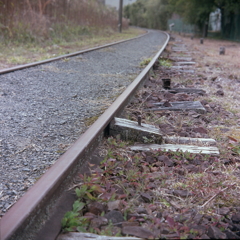 線路の枕木
