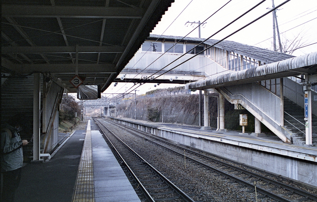 信濃鉄道御代田駅長野方面ホーム