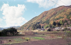 村の秋風景