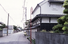 下街道で蔵のある風景