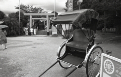 車夫のいない人力車
