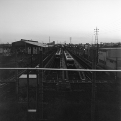 ＪＲ神領保線区の夕景Ⅱ