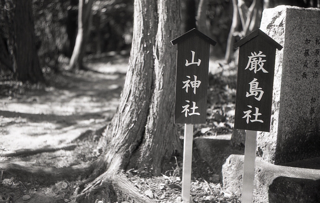 厳島社と山神社
