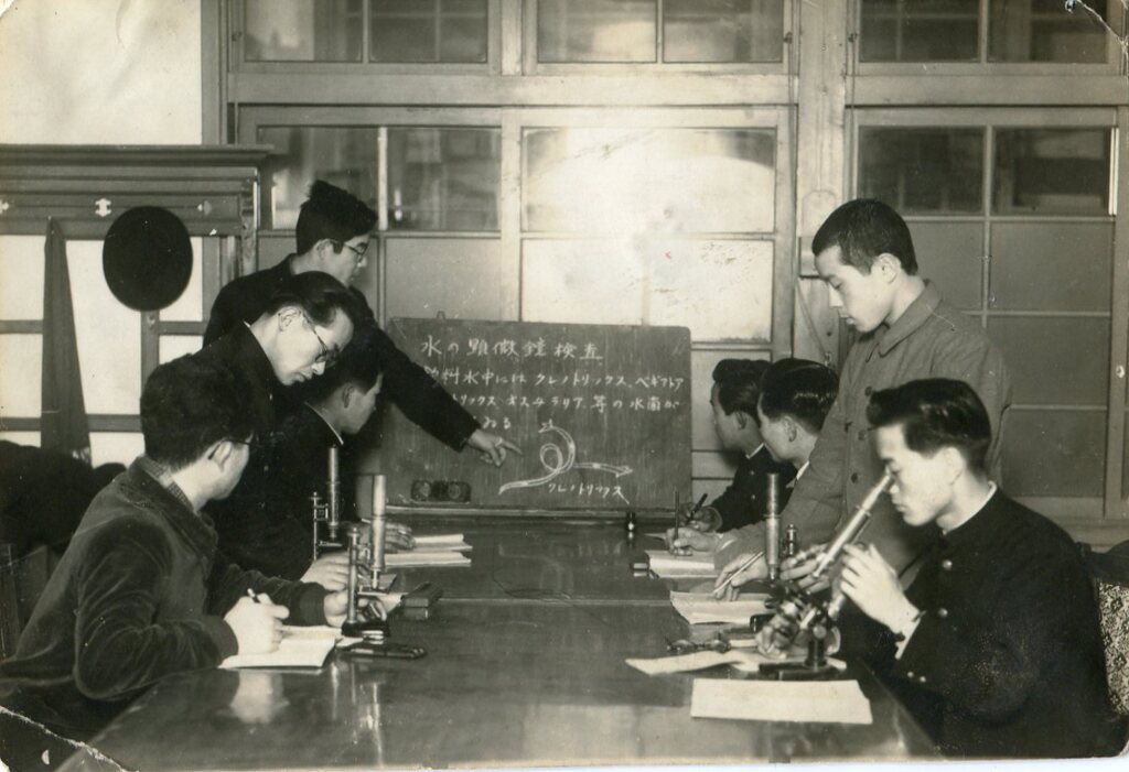 松工の当時の授業風景