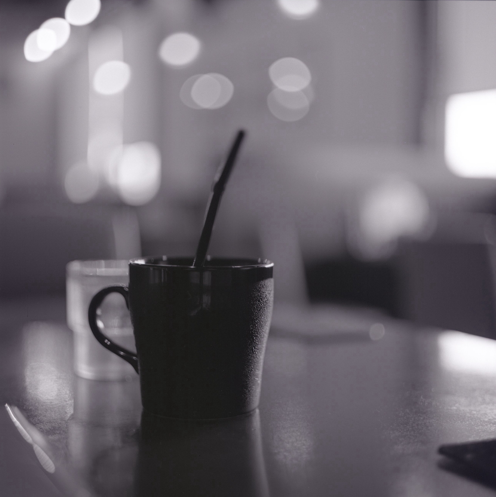 Sweaty iced coffee
