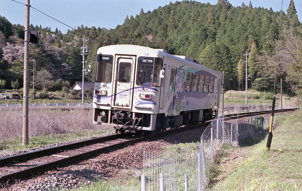 恵那ー明智ワンマン一両車両　～鉄道のある風景