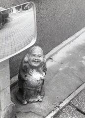 街角の布袋様？