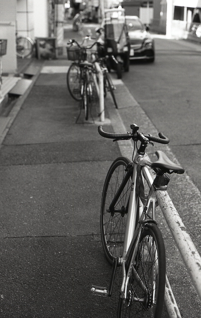 何気に自転車にパシャリ！