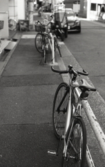 何気に自転車にパシャリ！