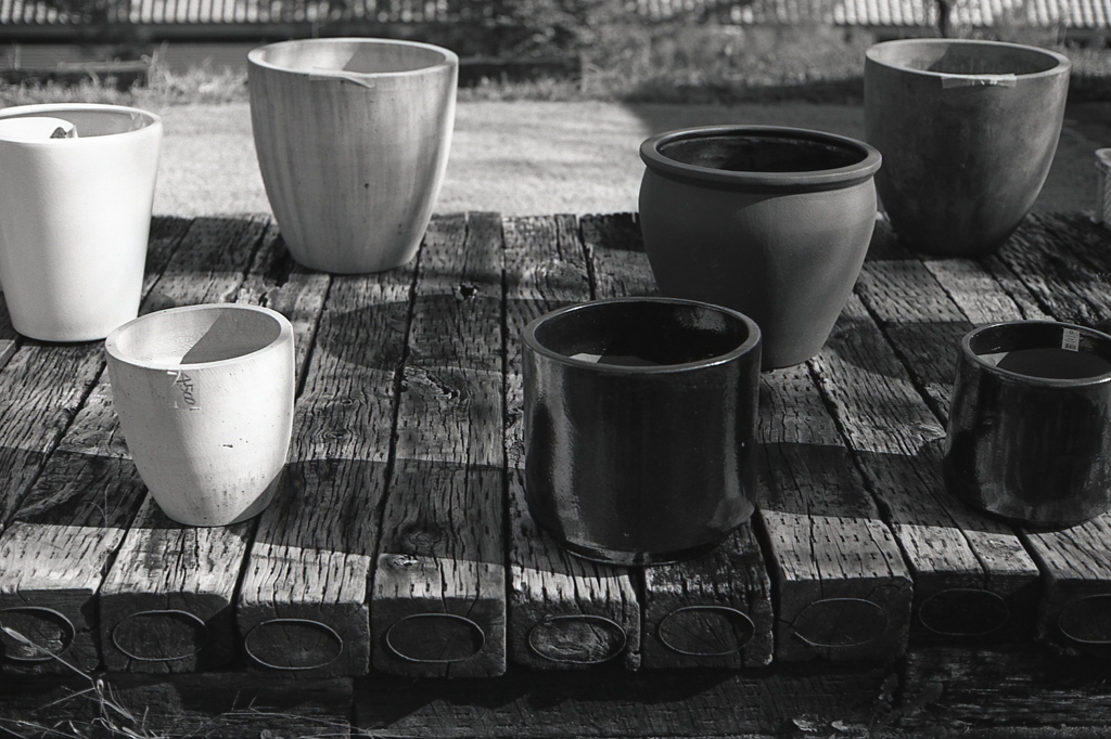 これは水瓶だろうか？それとも植木鉢？