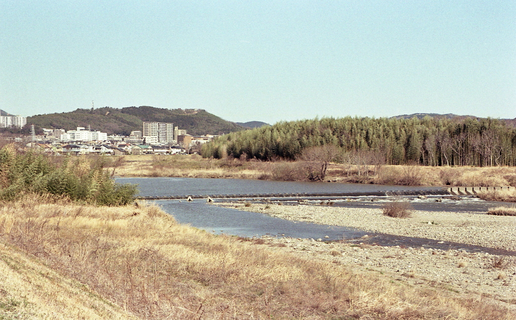 庄内川高蔵寺方面を望む