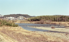 庄内川高蔵寺方面を望む