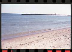 べたなぎの浜辺