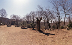 神社山頂の広場
