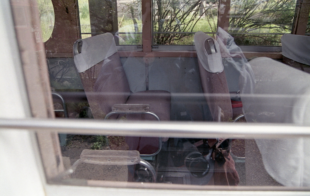 車内のボックスシート