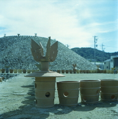 前方後円墳と土器