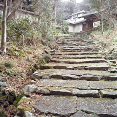 庫裏への石段