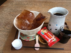  「hinatabocco」のアイスコーヒー