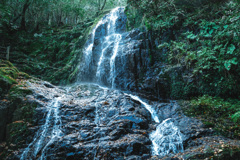 秋芳町白糸の滝