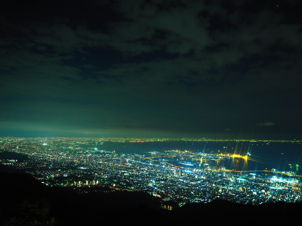 神戸夜景　摩耶山から