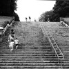 暑い日の階段