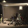 夜の駐輪場