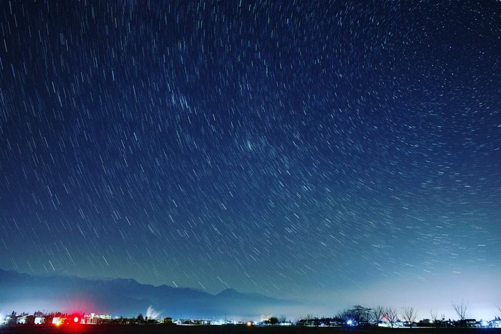 近所の星景
