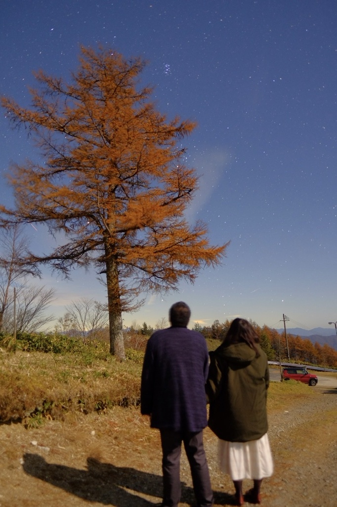 2人で見たはじめての満天の星空