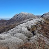雪化粧の三俣山