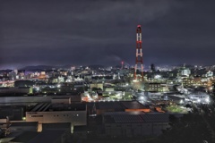 三菱ケミカル福岡事業所の工場夜景