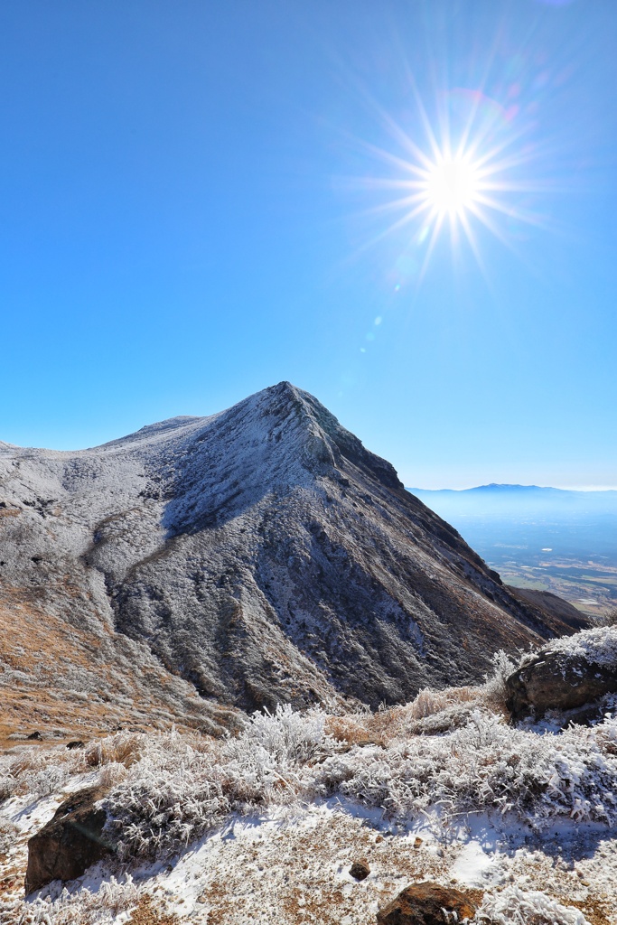 冬の九重連山