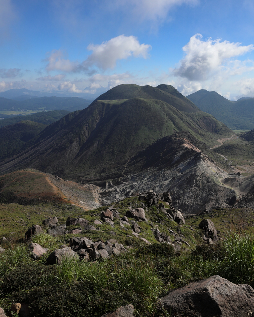 夏の三俣山