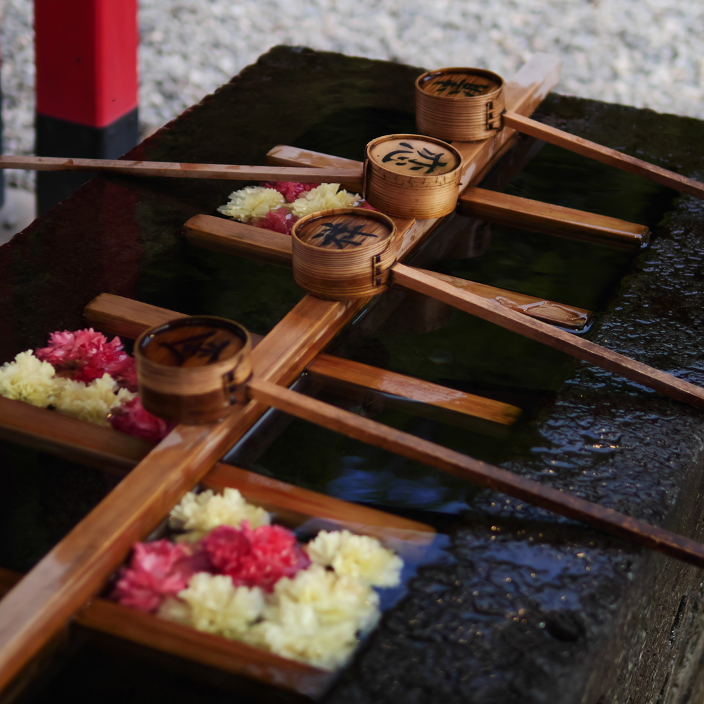 願う柄杓