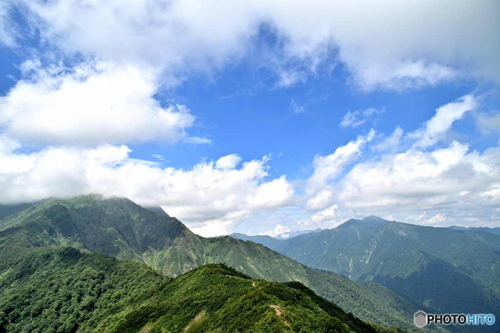 谷川岳からの