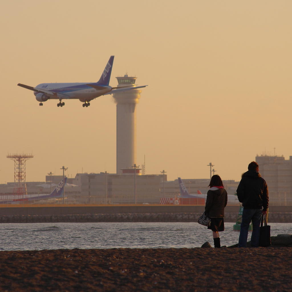 羽田の空に